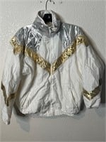 Vintage Wind Breaker Jacket White Gold