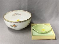 Wedgwood Serving Bowl with Decorative Plate