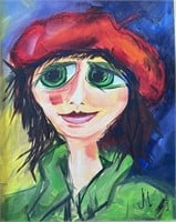 "French Master" JanettMarie Painting On Canvas