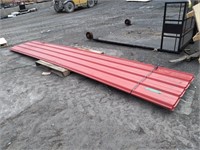 (35) Sheets Red Steel Siding Roofing 16FT X 3FT