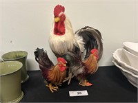 Lot Of 3 Decorative Roosters
