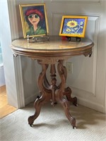 Victorian Oval Parlor Table