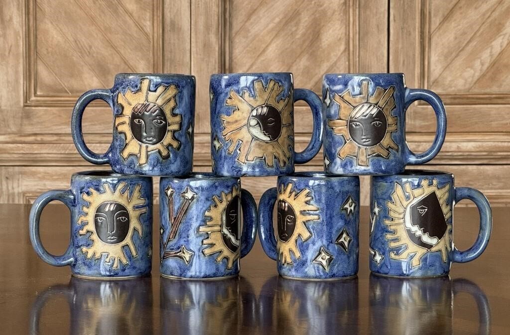 Seven Mara Studio Pottery Mugs
