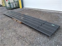 (35) Sheets Black Steel Siding Roofing 16FT X 3FT