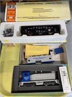 HO Scale Locomotive and Freight Cars