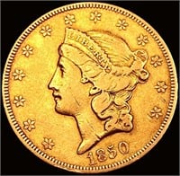 1850-O $20 Gold Double Eagle