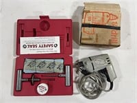 Vintage Craftsman 1/4" Drill Kit & Tire Plug Kit