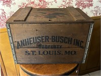 Vintage Anheuser Busch Budweiser Beer Crate