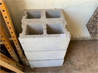 6 Concrete Cinder Blocks