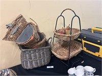 Wicker Baskets, Wall Pockets, And More