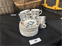 Lot Of Ming Tree Ironstone Teacups + Saucers