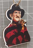 Freddy Krueger wooden ornament, Nightmare on elm