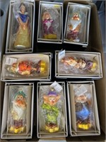 Radko Snow White and 7 Dwarfs Ornament Set