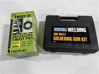 Organizing Twist Ties & 100W Soldering Gun Kit