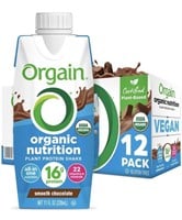 12 pk Orgain Organic Vegan Plant Based