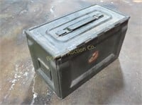 Metal Ammo Box .50 M2 Caliber 6" X 12" X 7-1/2"
