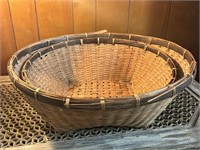 Chinese Bamboo Nesting Baskets