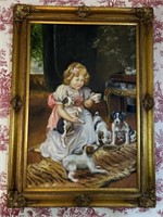 John Arthur Elsley Oil Painting "Tea Time"