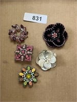 Colorful Brooches