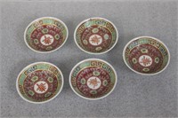 Set of 5 Vintage Chinese Sauce Dishes