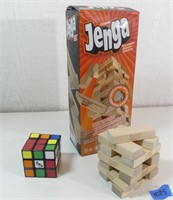 Jenga Game and Rubik's Cube