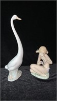 Lladro & Nao Porcelain figurines