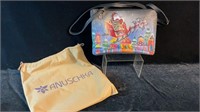 Anuschka Christmas Handbag Signed