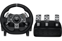 LOGITECH G920 DRIVING FORCE RACING WHEEL AND