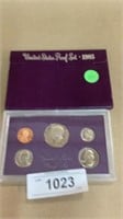 1985 Proof Coin Set
