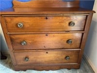 Antique Tiger Oak Early American Dresser