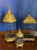 Selection of Vintage Glitter Birdhouses