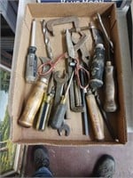 BOX OF MISC TOOLS