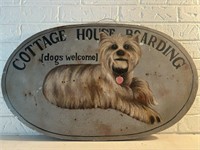 Cottage House Boarding Vintage Wooden Sign