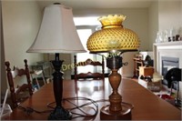2 Table Lamps, Tallest 24H