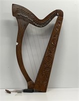 29 string solid wood Harp with Celtic design and