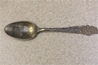 Ornate Sterling High School Souvenir Spoon