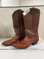 Lizard skin Nocona Boots (mens) size 9.5 - 2AA