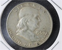 1959D Franklin Half Dollar