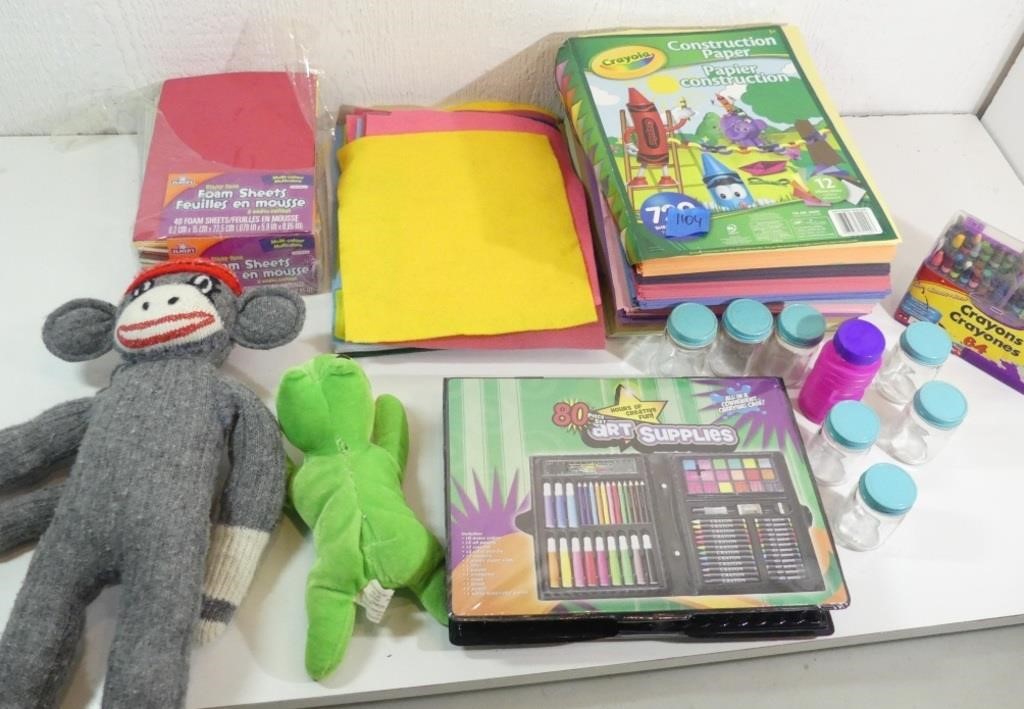 Qty of Kids Craft Supplies & Toys