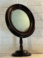 Antique Victorian Walnut Toilet Mirror