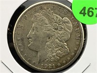1921 S Silver Morgan Dollar