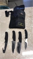 Browning knife set in case (4)