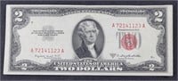 1953B 2 Dollar Red Seal