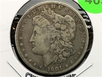 1901 O Silver Morgan Dollar