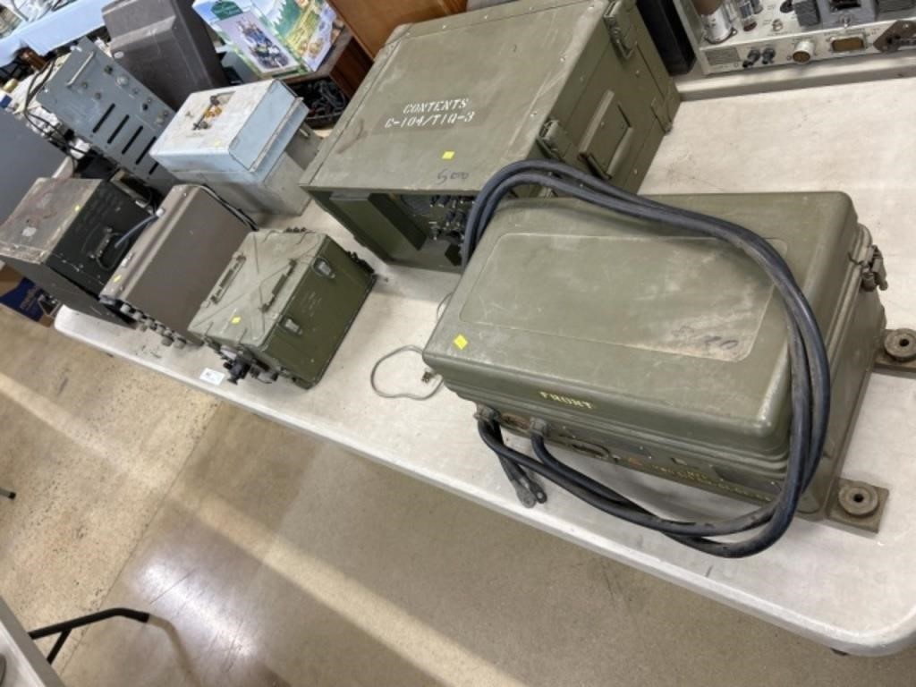 Vtg. U.S. Military Signal Corp Equipment