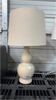 Cream colored lamp