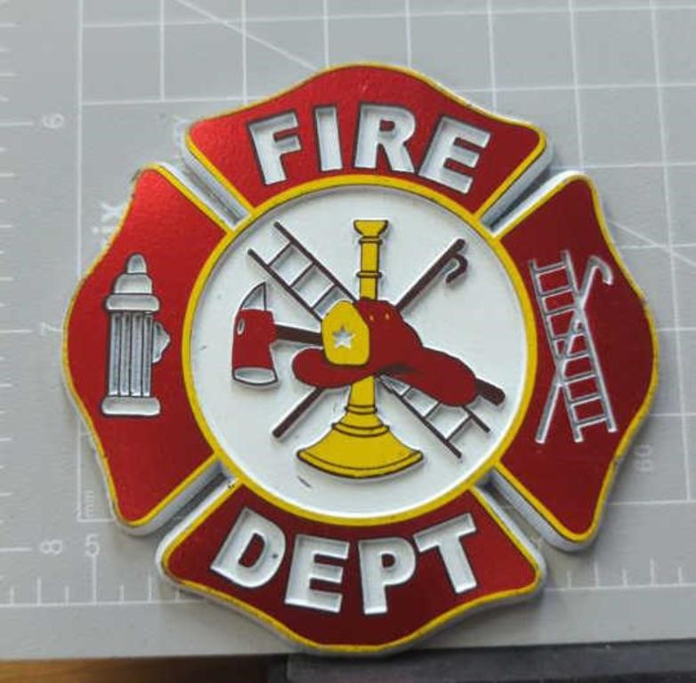 Fire department magnet, USA made
