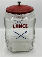 Vintage Lance Glass Dime Store Canister