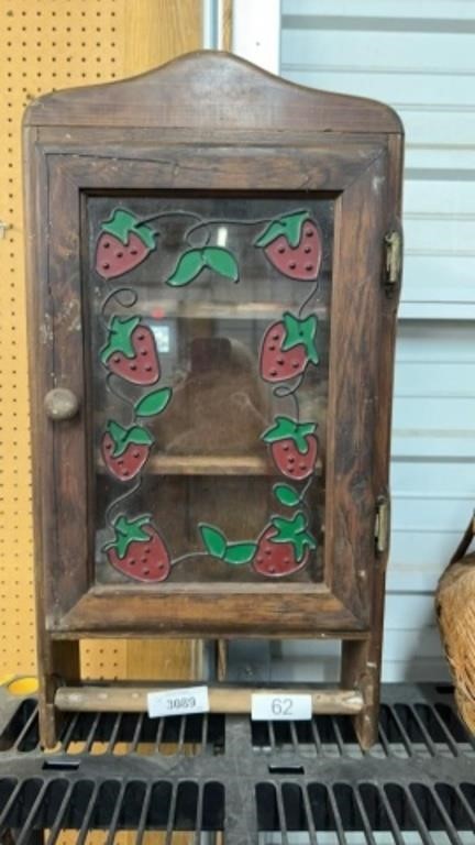 Wooden strawberry design cabinet