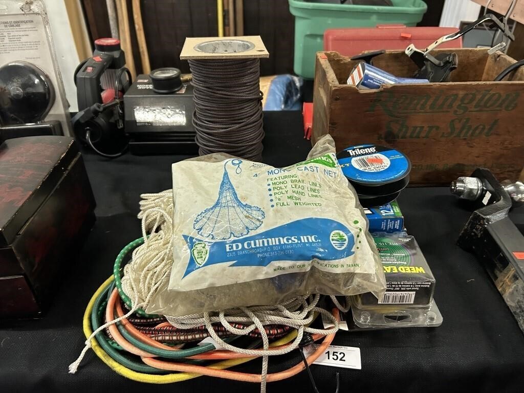 Lot Of Rope And Trimmer Line